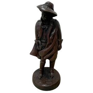 J. Largo Western Sculpture Entitled Captain Greyson Calvery Excellent Condition